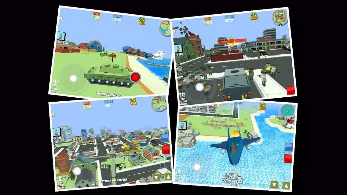 Capturas de pantalla de Blocky War - Cube City Defense