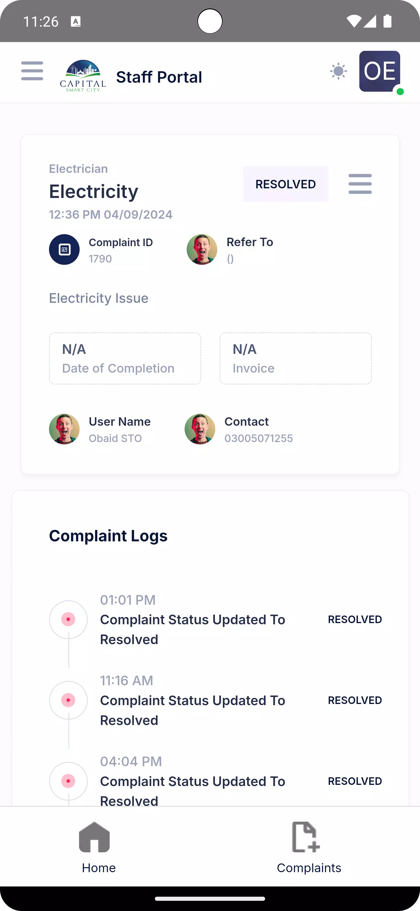Smart City Admin Screenshots