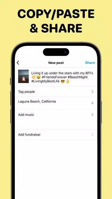 AI Caption Generator Screenshots