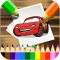 Car Cartoon Coloring Version