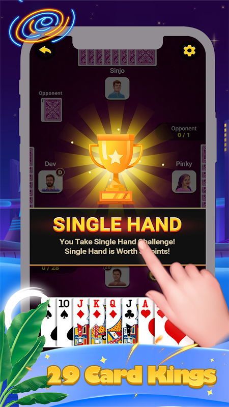 Captures d'écran de 29 Card Kings Game
