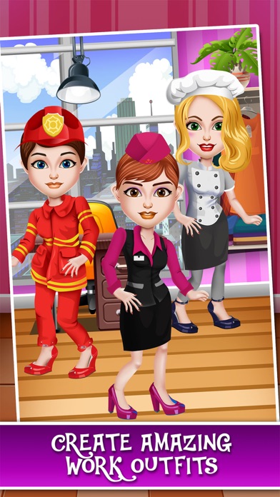 Career Beauty Salon Makeover - nurse fashion dress up & chef spa girl games! Screenshots