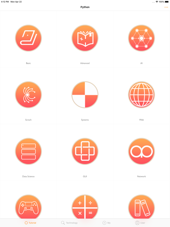 Python Developer iPad Screenshots