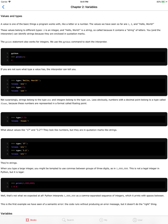 Python Developer iPad Screenshots
