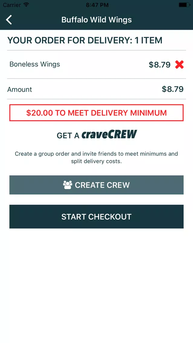 carGO Carryout Screenshots