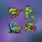 Vegetarian Zombie Stickers
