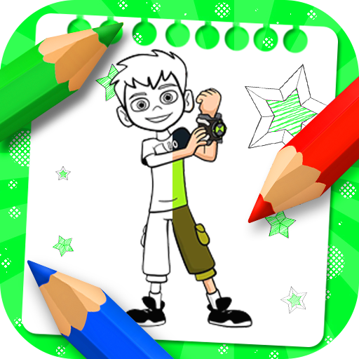 Ben Alien 10 coloring ultimate