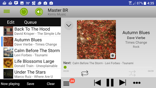 CasaTunes Gen2 Home Audio Ctrl Screenshots