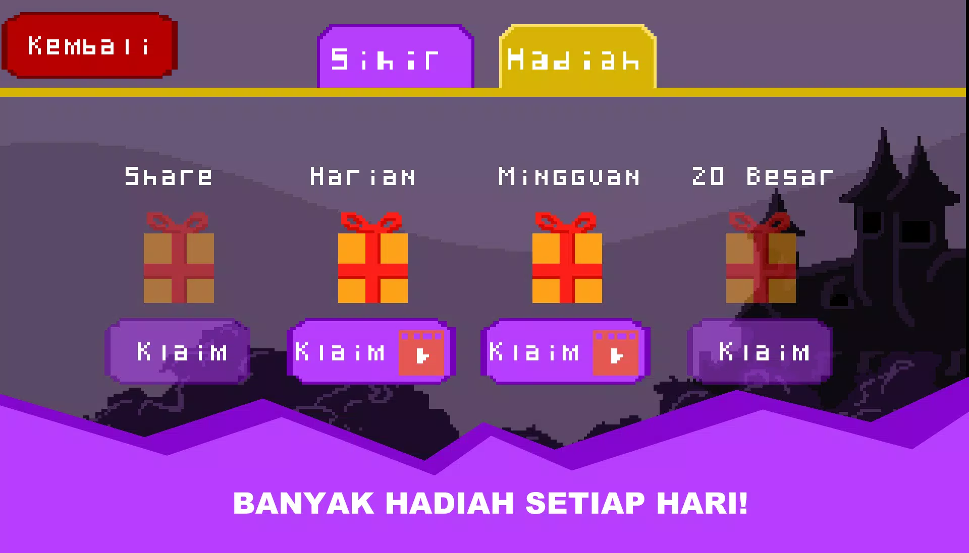 Tangkapan layar Witch & Gems: Game Berhadiah