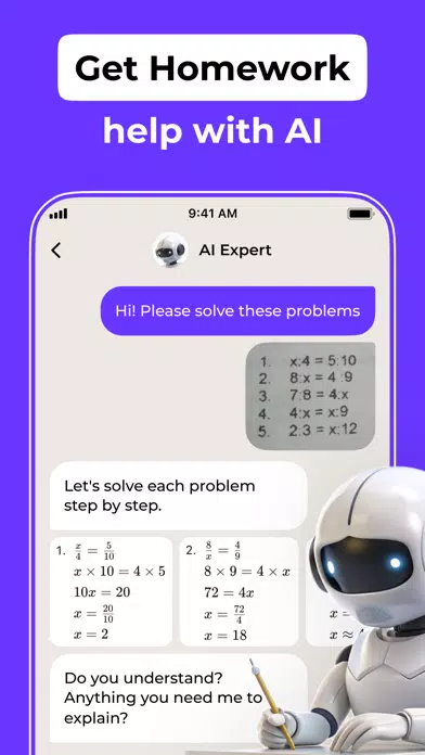 Capturas de tela do Homework Help AI: Study Helper