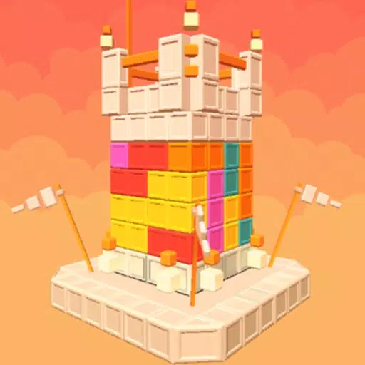 Castle Puzzle tower block Castle Puzzle tower block