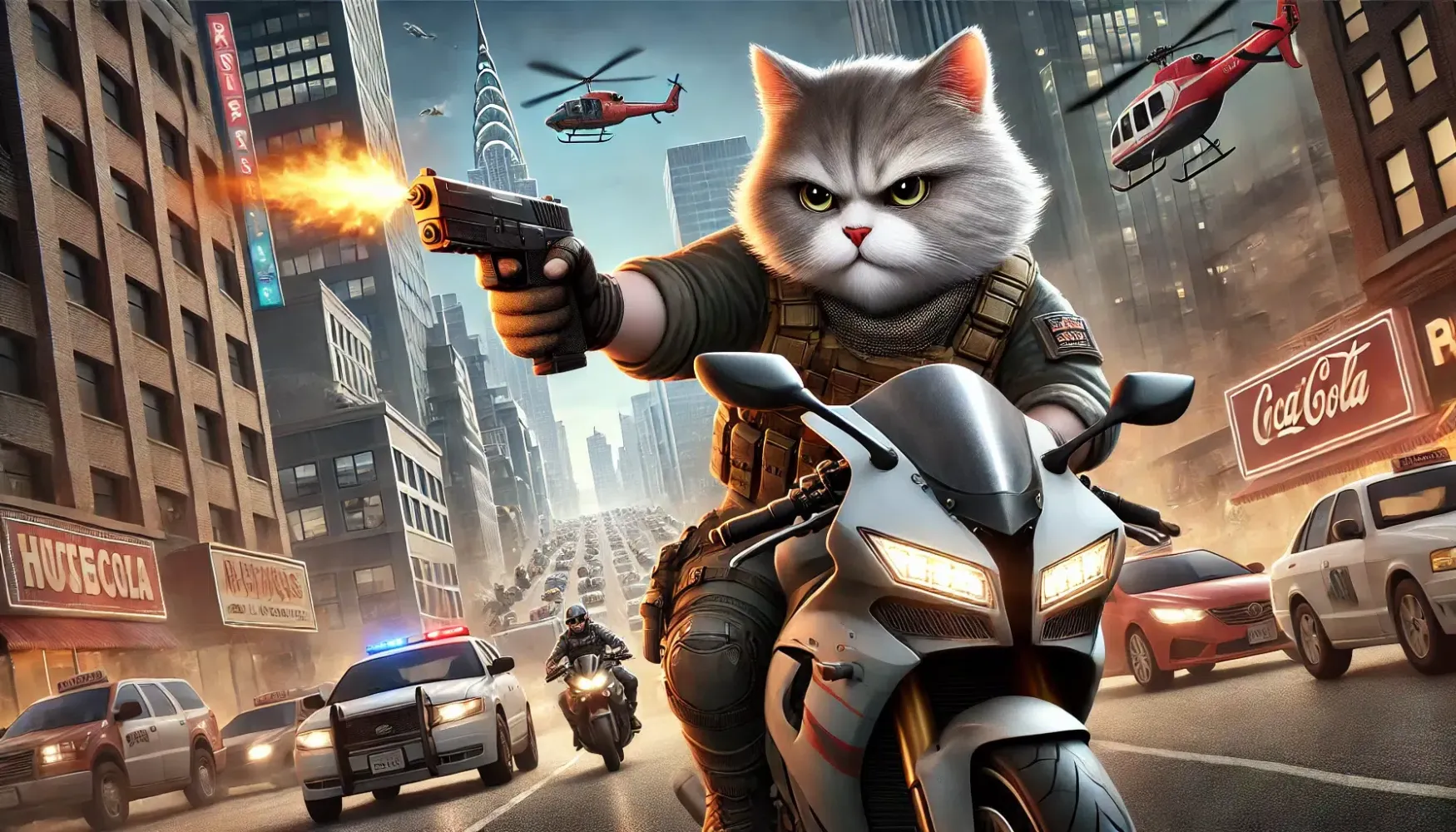 Super Cat Hero Open World Game Screenshots