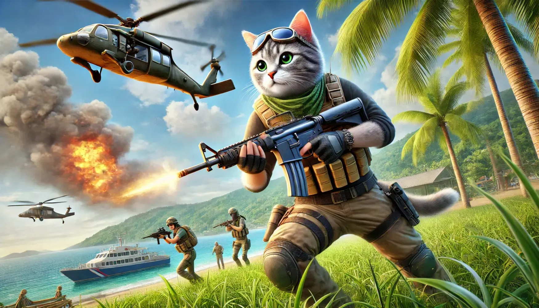 Super Cat Hero Open World Game Screenshots