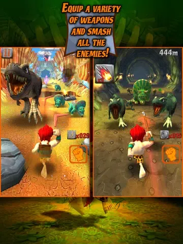 Caveman Dino Rush iPad 应用截图