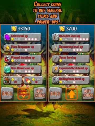 Caveman Dino Rush iPad 应用截图