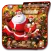 Cartoon Glitter Santa Claus Theme