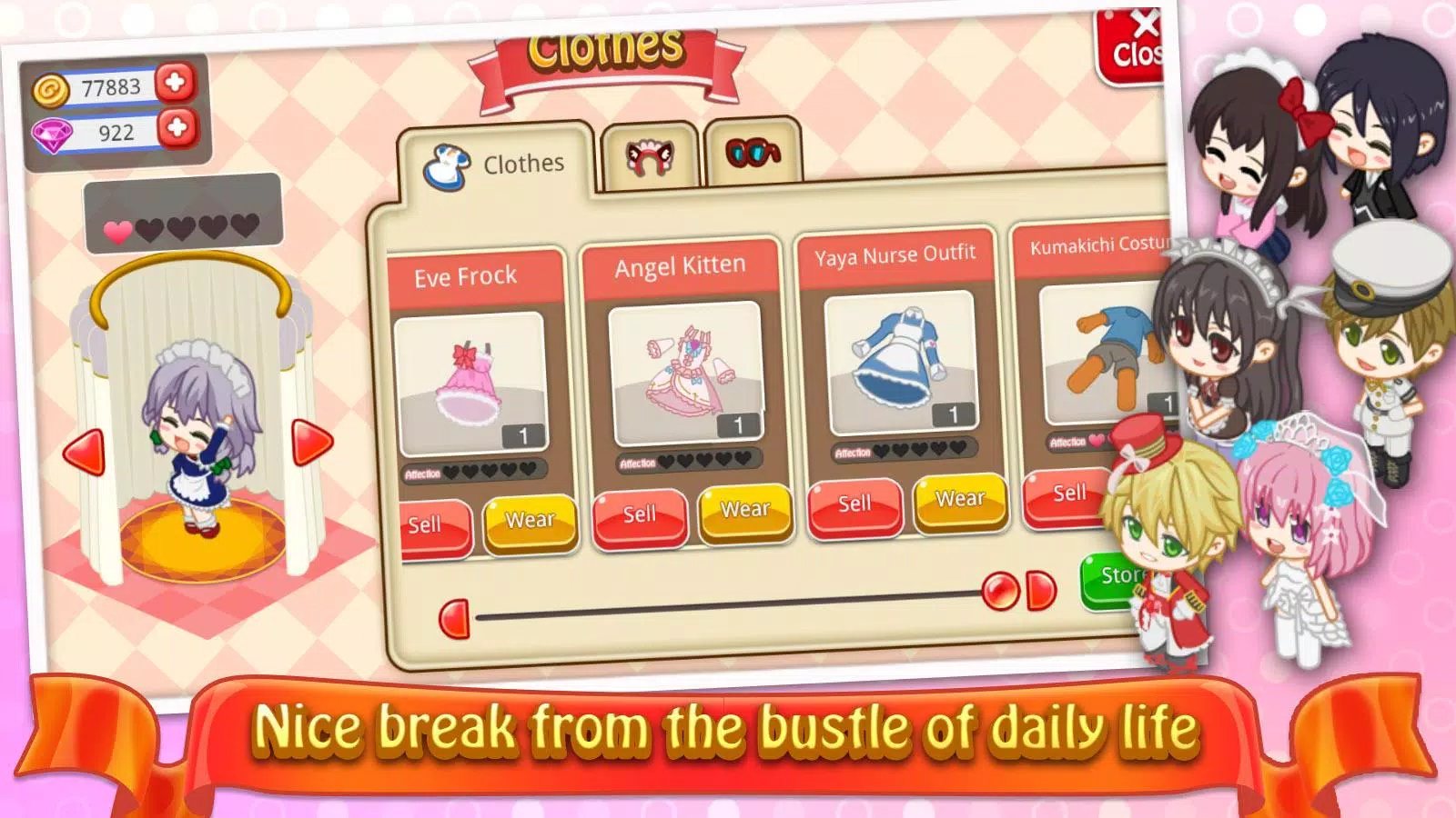Moe Girl Cafe 2 Screenshots
