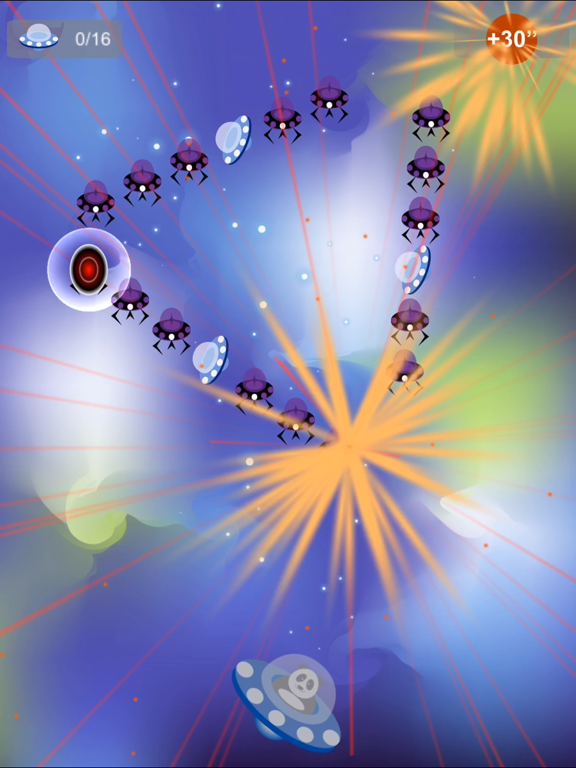 Panda UFO - Pop Alien Galaxy iPad 应用截图