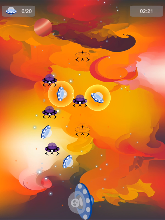 Panda UFO - Pop Alien Galaxy iPad 应用截图