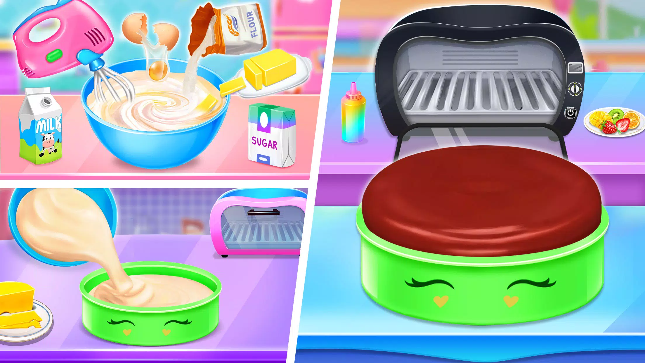 Ice cream Cake Maker Cake Game Screenshots