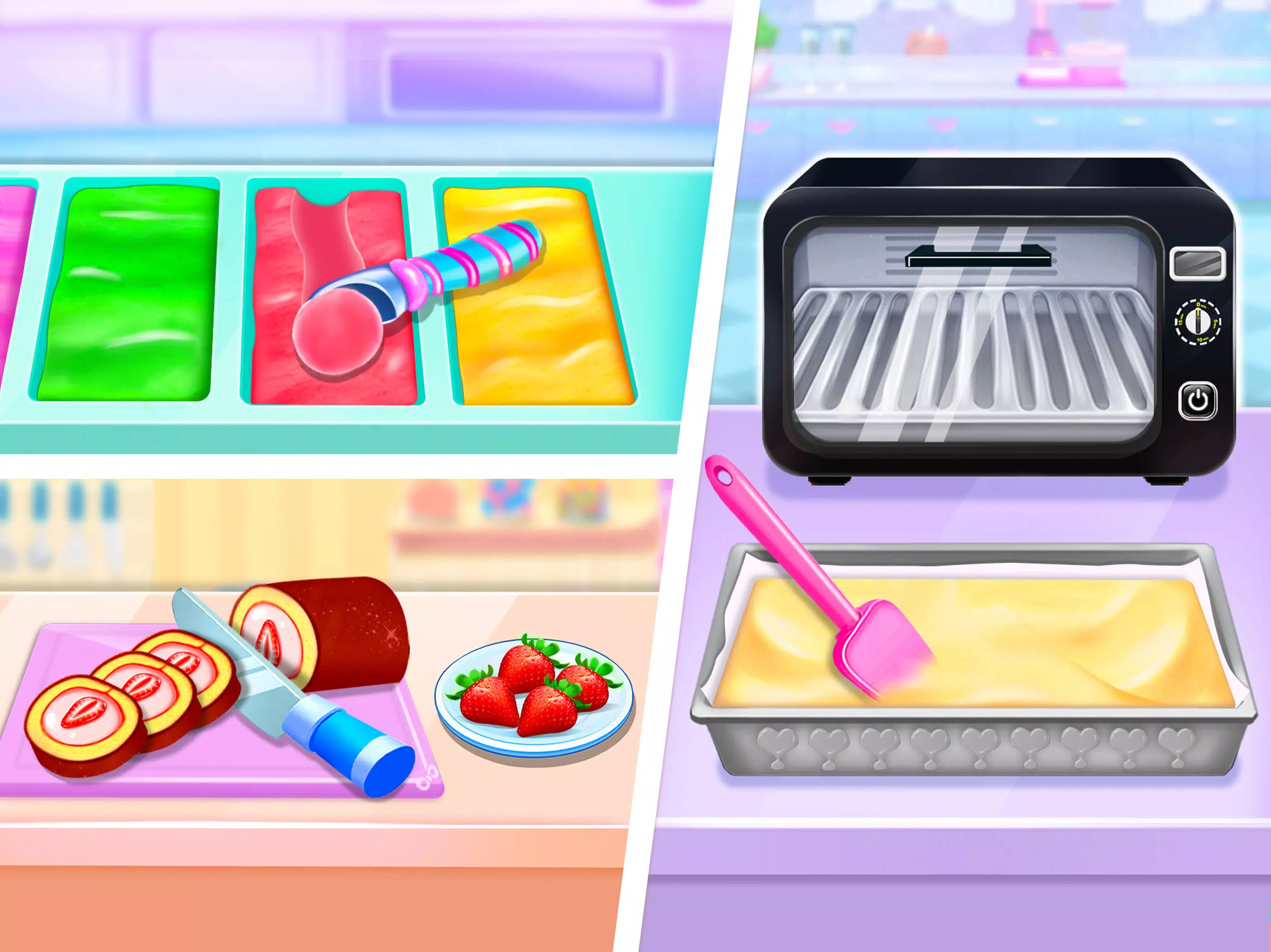 Ice cream Cake Maker Cake Game Screenshots