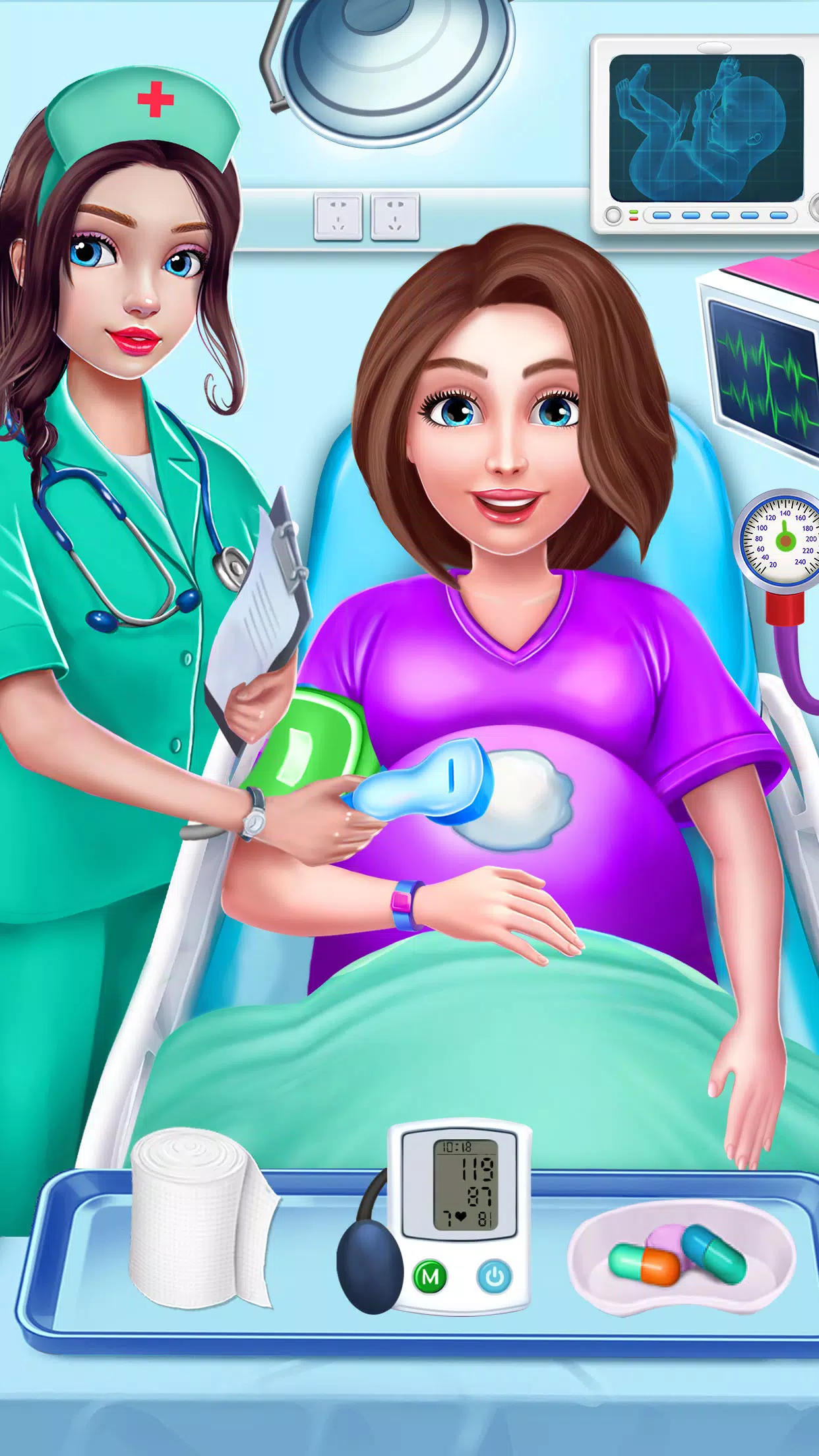 Pregnant Mommy Care Baby Games Screenshots