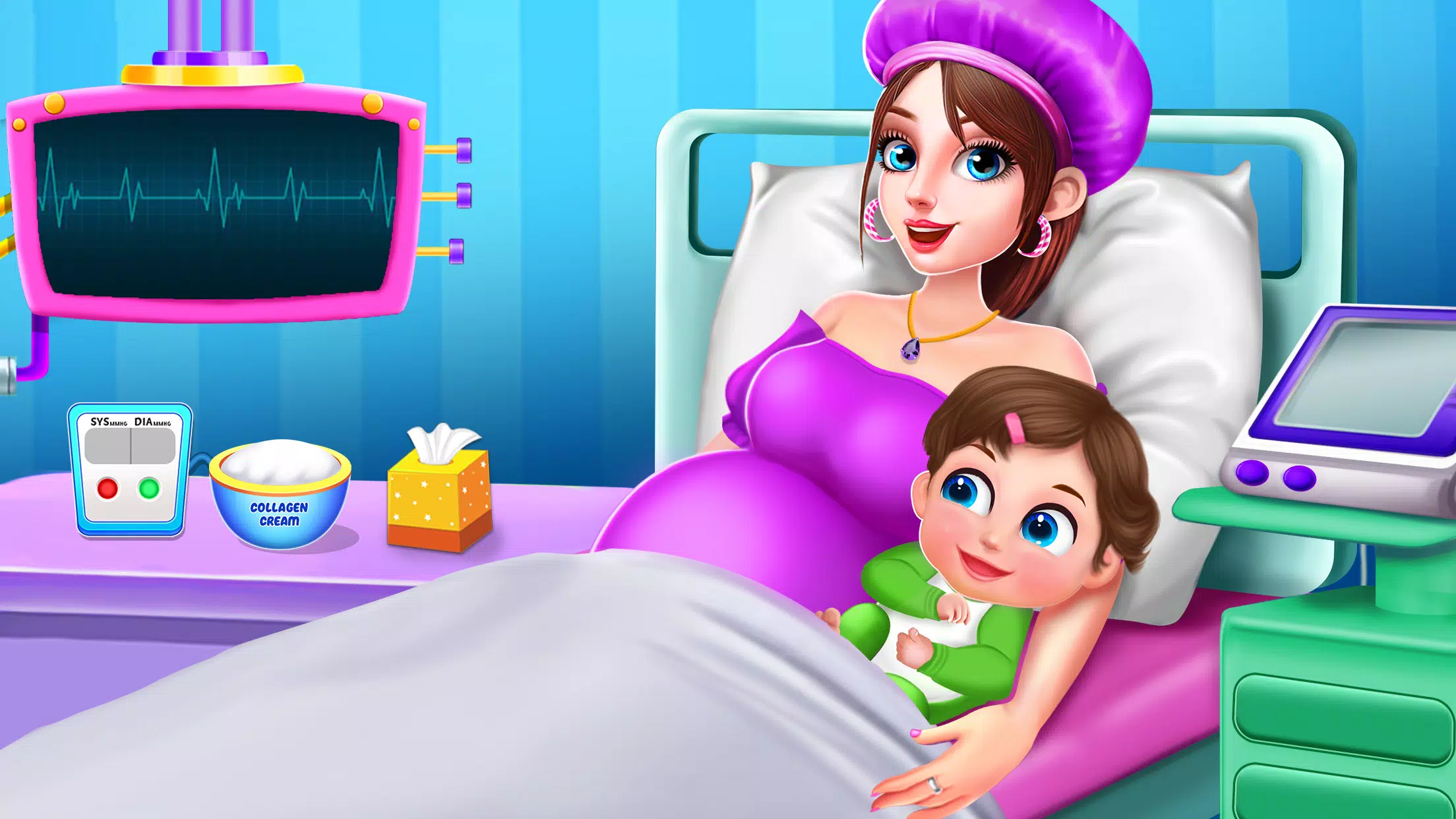 Pregnant Mommy Care Baby Games Screenshots
