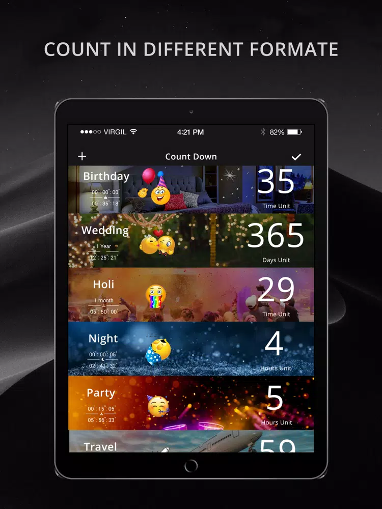 Day Counter : Countdown iPad Screenshots