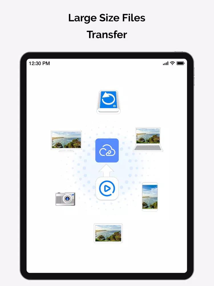Link Sharing - File Transfer iPad Screenshots
