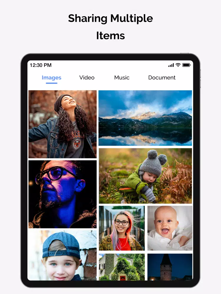 Link Sharing - File Transfer iPad Screenshots