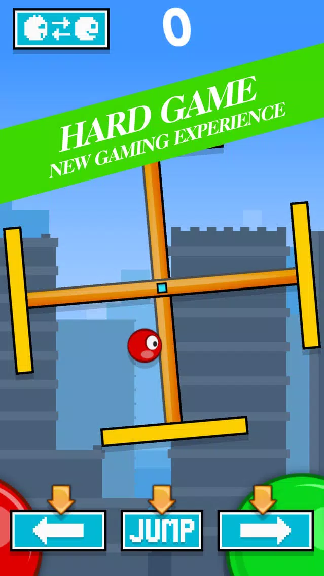 Tangkapan skrin Action Wheel vs Red Ball FREE