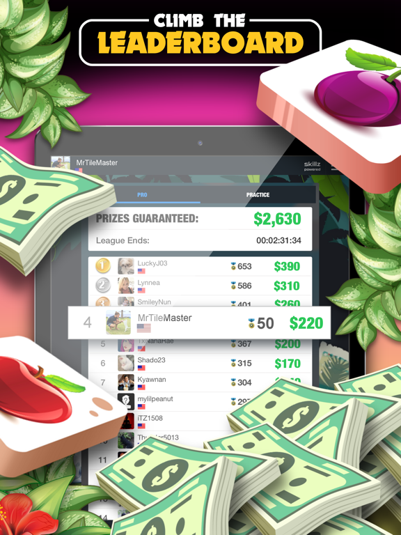 Mahjong Solitaire: Cash Master iPad Screenshots