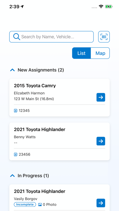 CCC® Mobile Appraiser Pro Screenshots