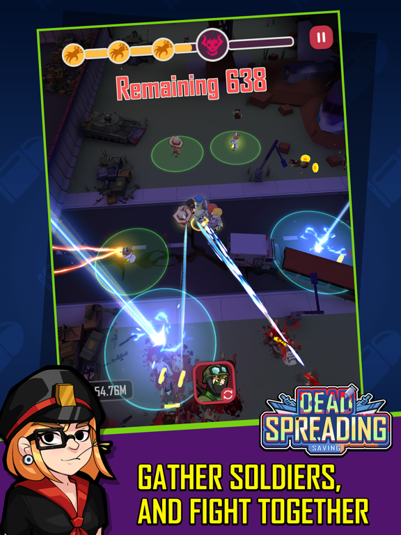 Capturas de pantalla de Dead Spreading:Saving iPad 