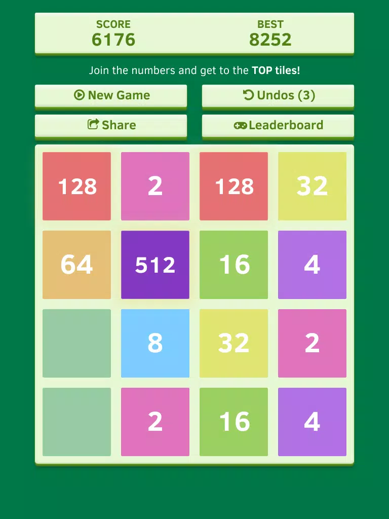 Number Tiles Challenge - free impossible 2048 game edition iPad Screenshots
