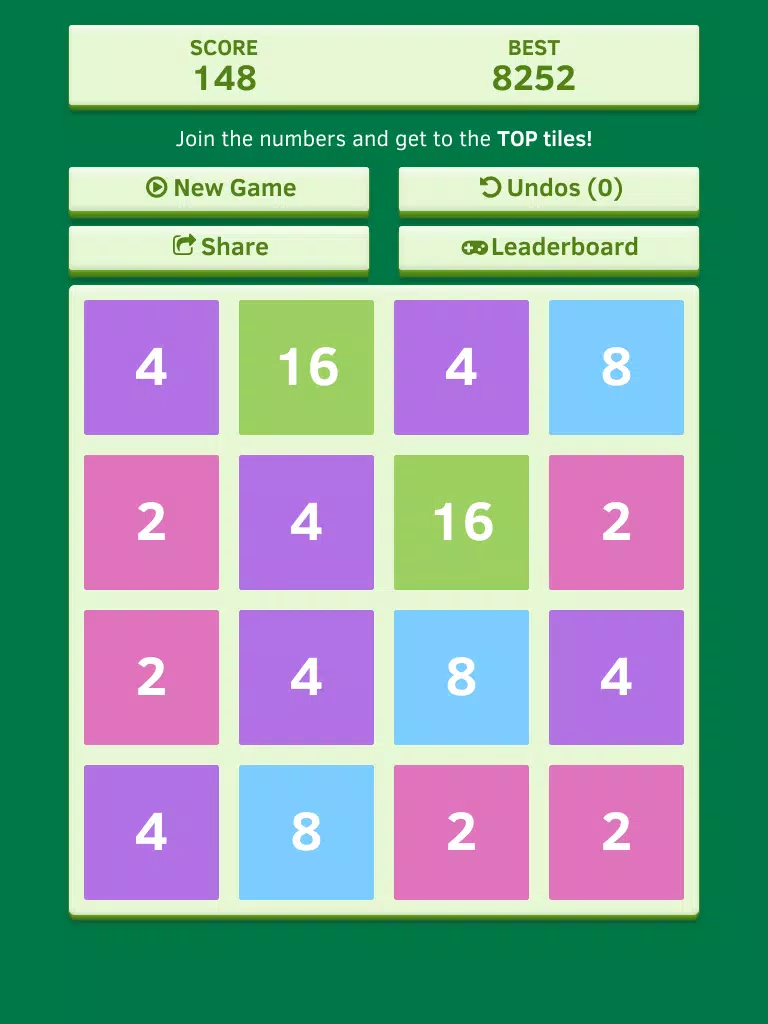 Number Tiles Challenge - free impossible 2048 game edition iPad Screenshots