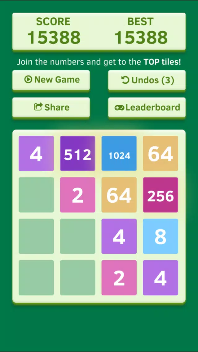Number Tiles Challenge - free impossible 2048 game edition Screenshots