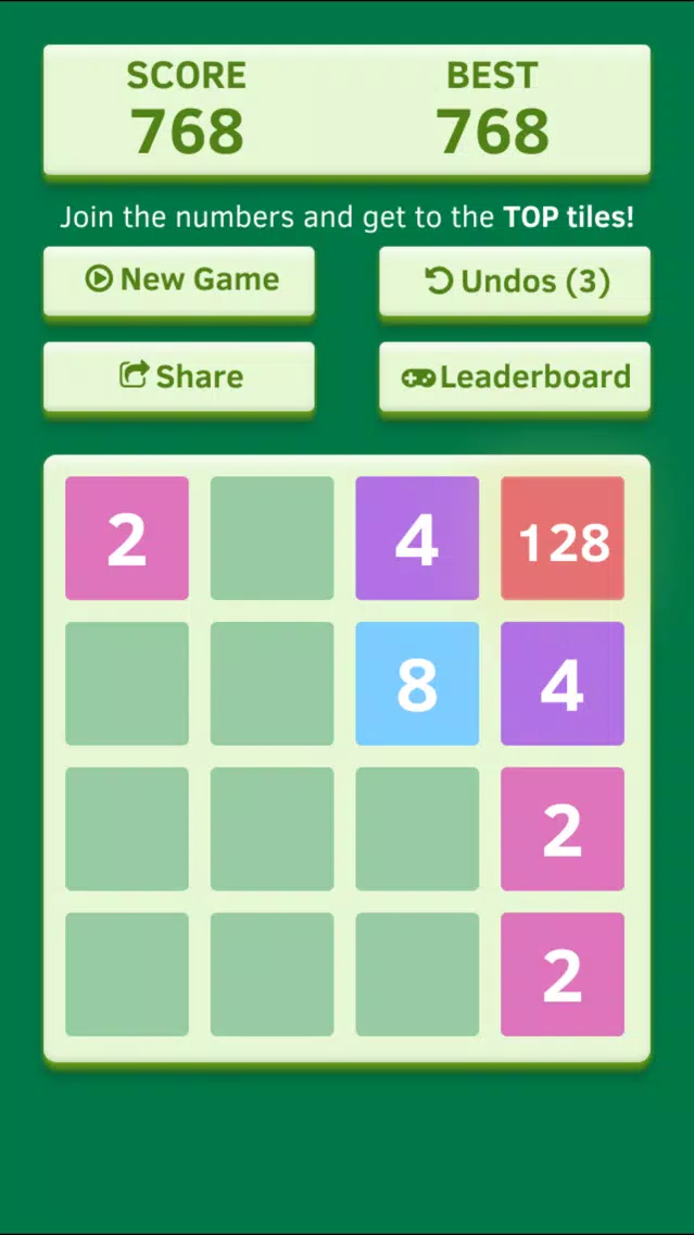 Number Tiles Challenge - free impossible 2048 game edition Screenshots