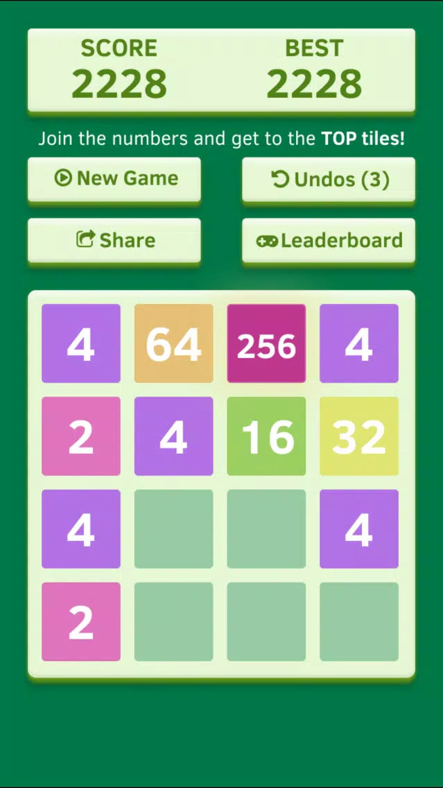 Number Tiles Challenge - free impossible 2048 game edition Screenshots