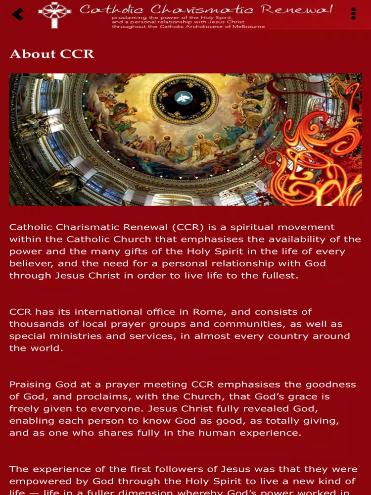 CCR Victoria iPad Screenshots