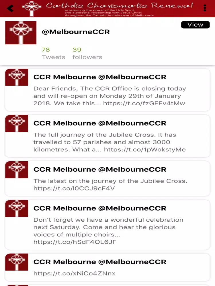 CCR Victoria iPad Screenshots