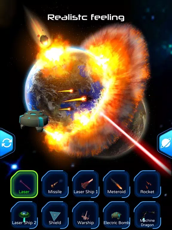 Capturas de tela do Galaxy Smash - Destroy Planets iPad 