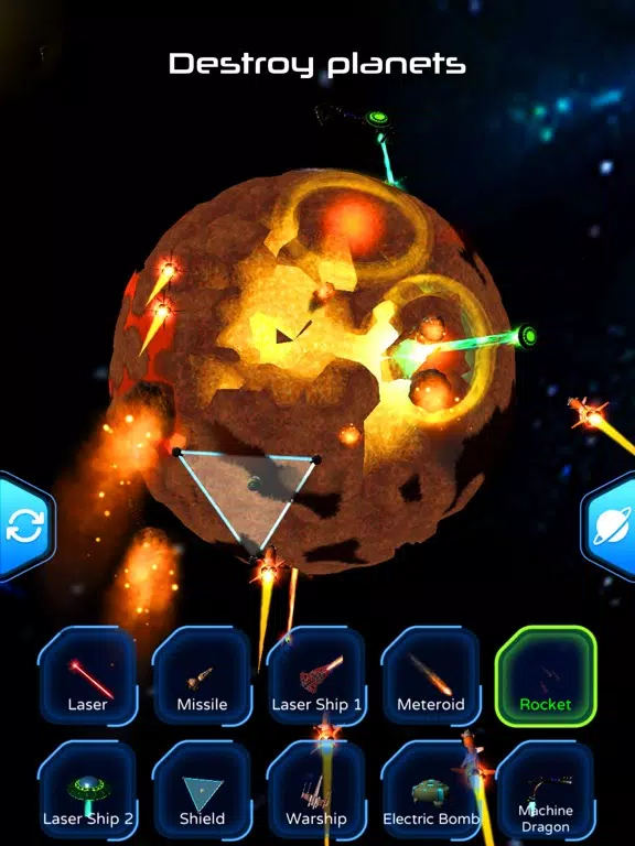Capturas de tela do Galaxy Smash - Destroy Planets iPad 
