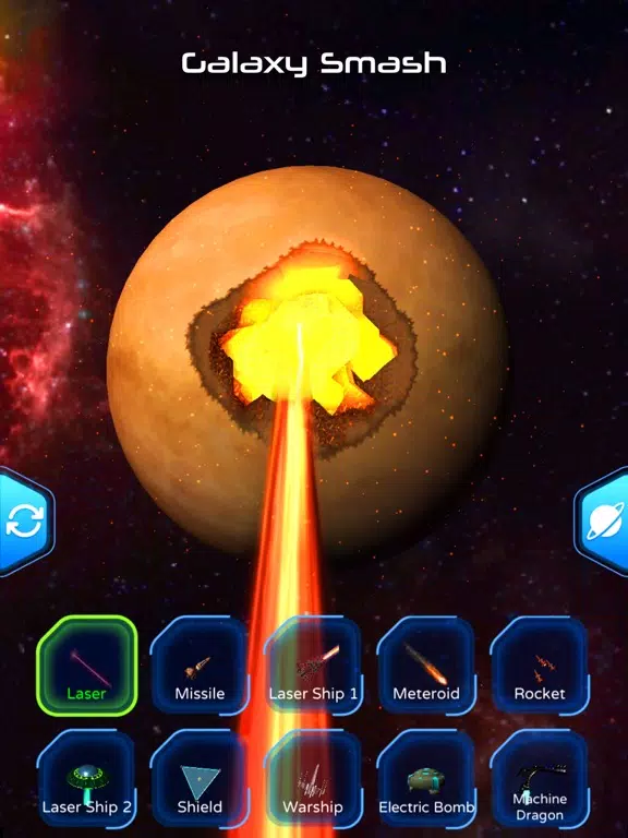 Capturas de tela do Galaxy Smash - Destroy Planets iPad 