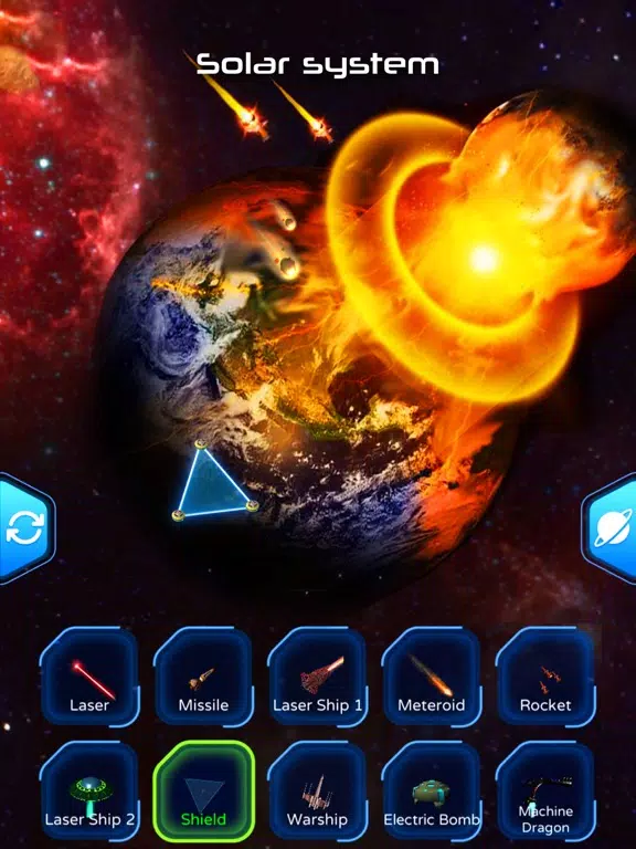 Capturas de tela do Galaxy Smash - Destroy Planets iPad 