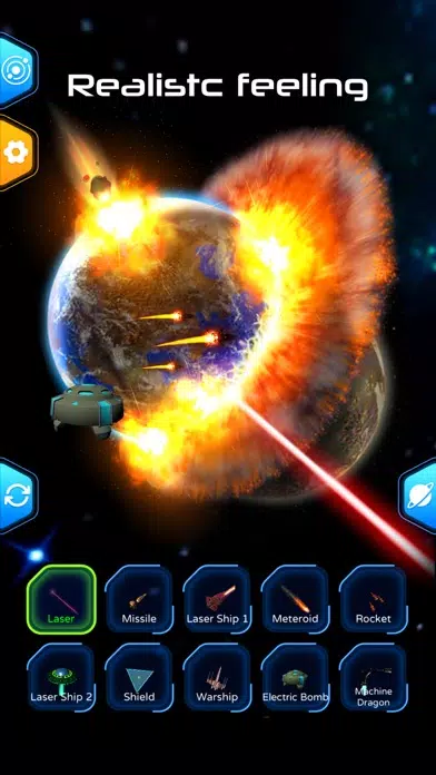 Capturas de tela do Galaxy Smash - Destroy Planets