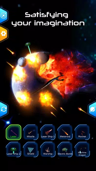 Capturas de tela do Galaxy Smash - Destroy Planets
