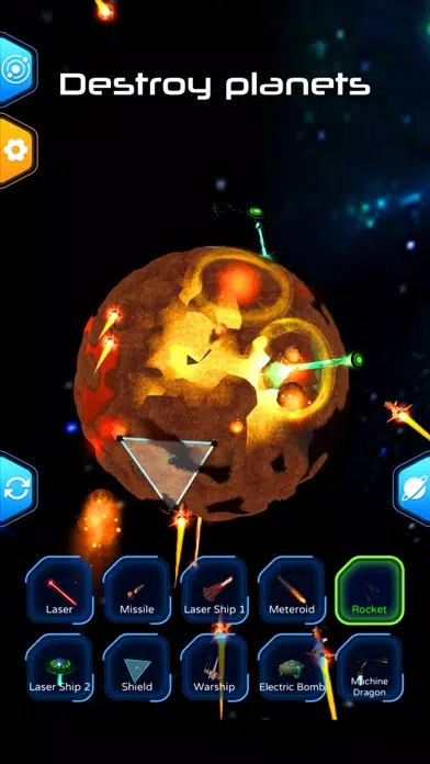 Capturas de tela do Galaxy Smash - Destroy Planets