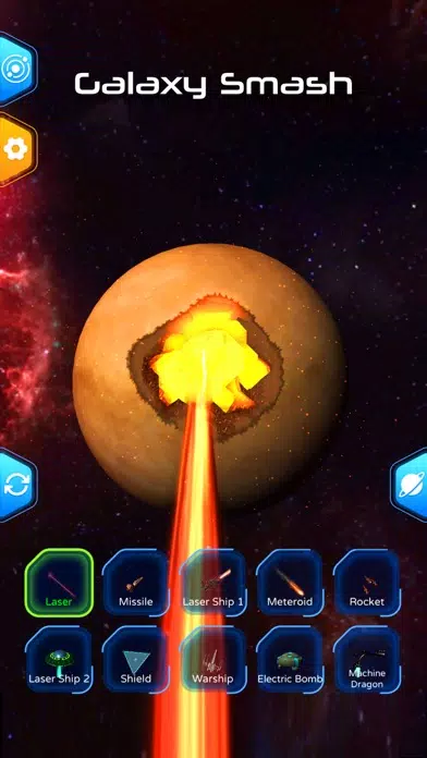 Capturas de tela do Galaxy Smash - Destroy Planets