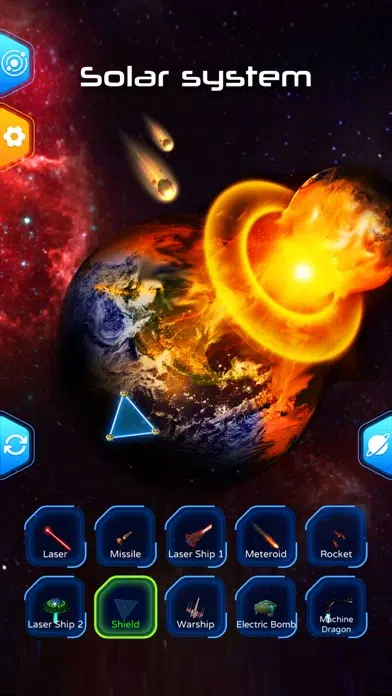Capturas de tela do Galaxy Smash - Destroy Planets